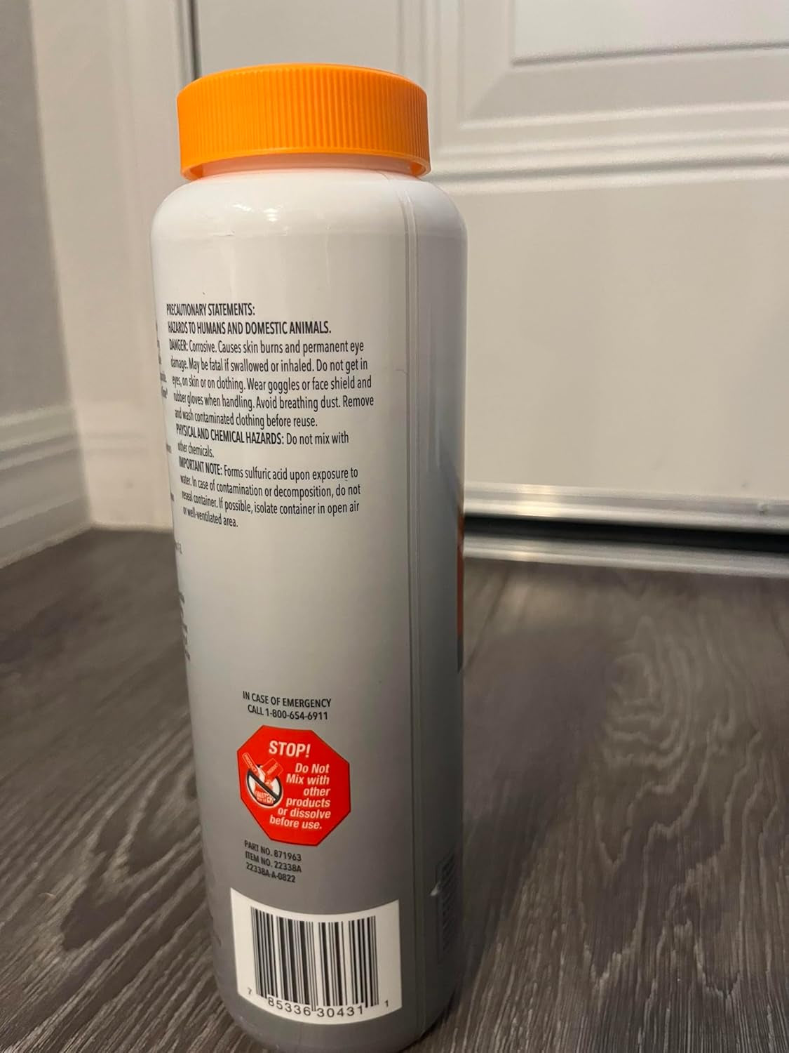 22338 Spa Down, Ph Reducer for Hot Tubs and Spas, Prevents Scaling and Clouding, Compatible with Various Sanitizers, 2.5Lbs