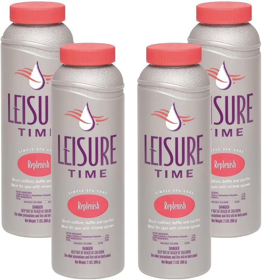 45310-02 Spa Replenish Shock Oxidizer for Spas and Hot Tubs, 2-Pounds, 2-Pack