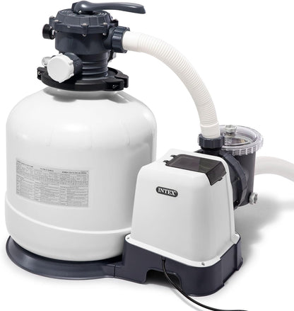 SX2800 Krystal Clear Sand Filter Pump for above Ground Pools: 2800 GPH Pump Flow Rate – Improved Circulation and Filtration – Easy Installation – Improved Water Clarity – Easy-To-Clean