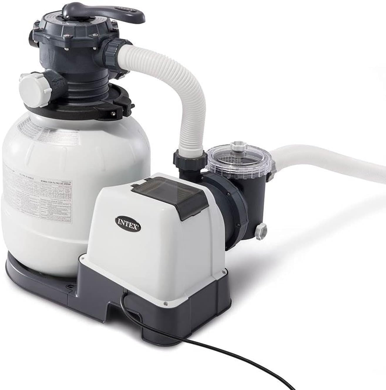 SX2800 Krystal Clear Sand Filter Pump for above Ground Pools: 2800 GPH Pump Flow Rate – Improved Circulation and Filtration – Easy Installation – Improved Water Clarity – Easy-To-Clean