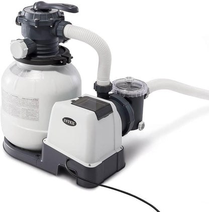 SX2800 Krystal Clear Sand Filter Pump for above Ground Pools: 2800 GPH Pump Flow Rate – Improved Circulation and Filtration – Easy Installation – Improved Water Clarity – Easy-To-Clean
