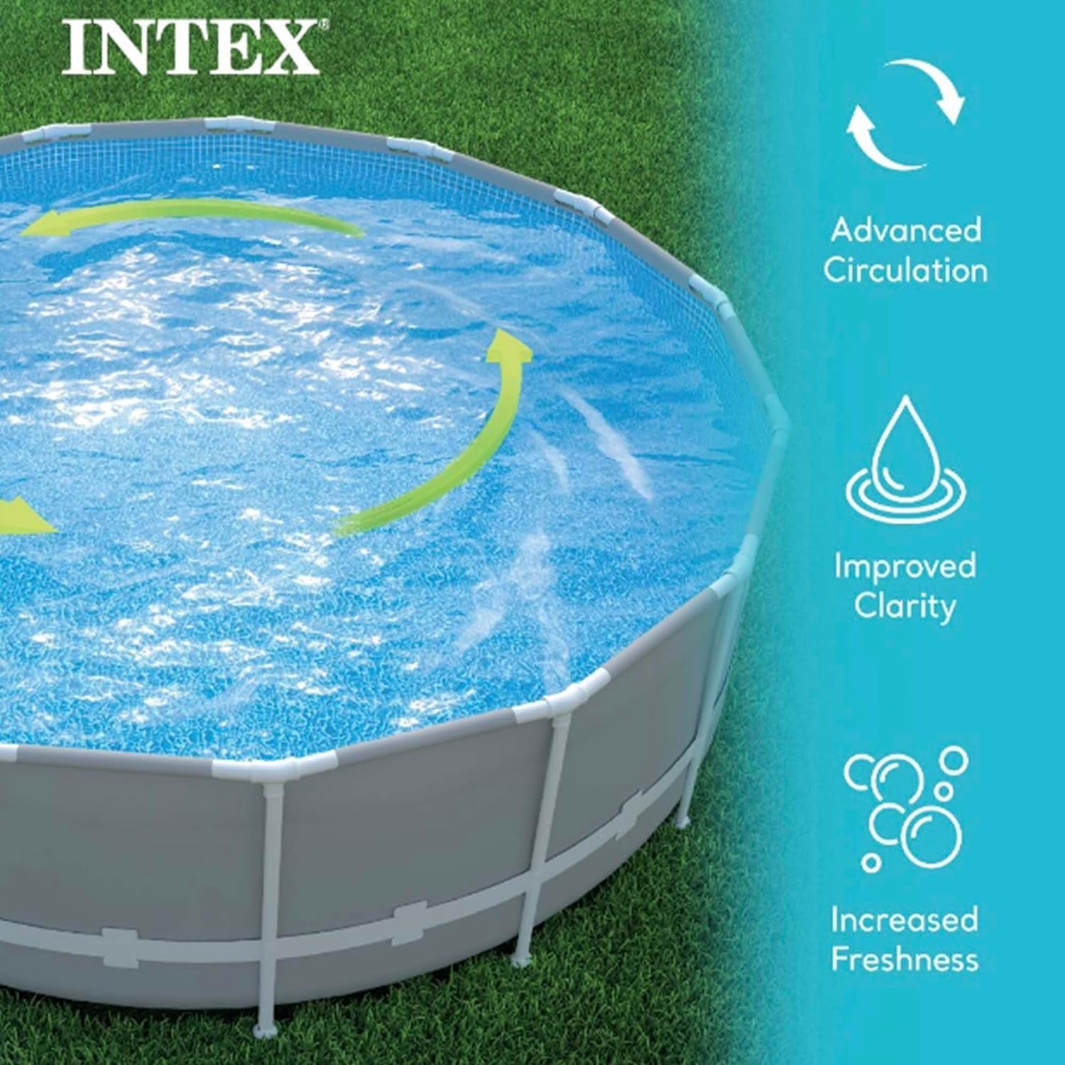 SX2800 Krystal Clear Sand Filter Pump for above Ground Pools: 2800 GPH Pump Flow Rate – Improved Circulation and Filtration – Easy Installation – Improved Water Clarity – Easy-To-Clean