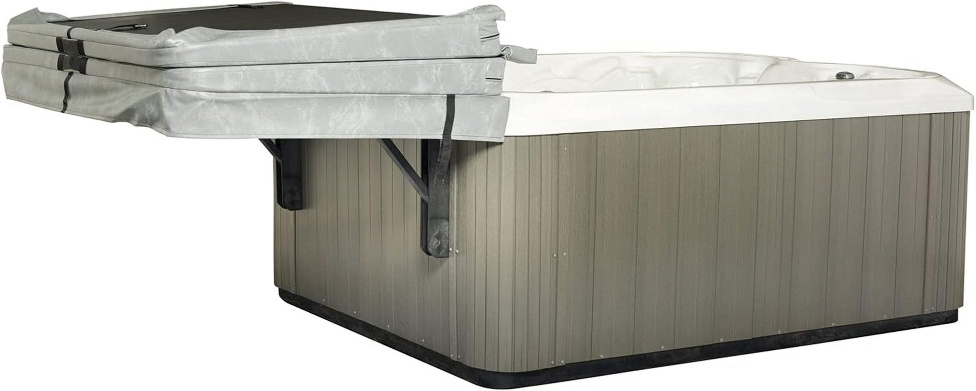 The Slider Spa Cover No-Lift Remover & Storage System - Dual Roller Retractable Arms