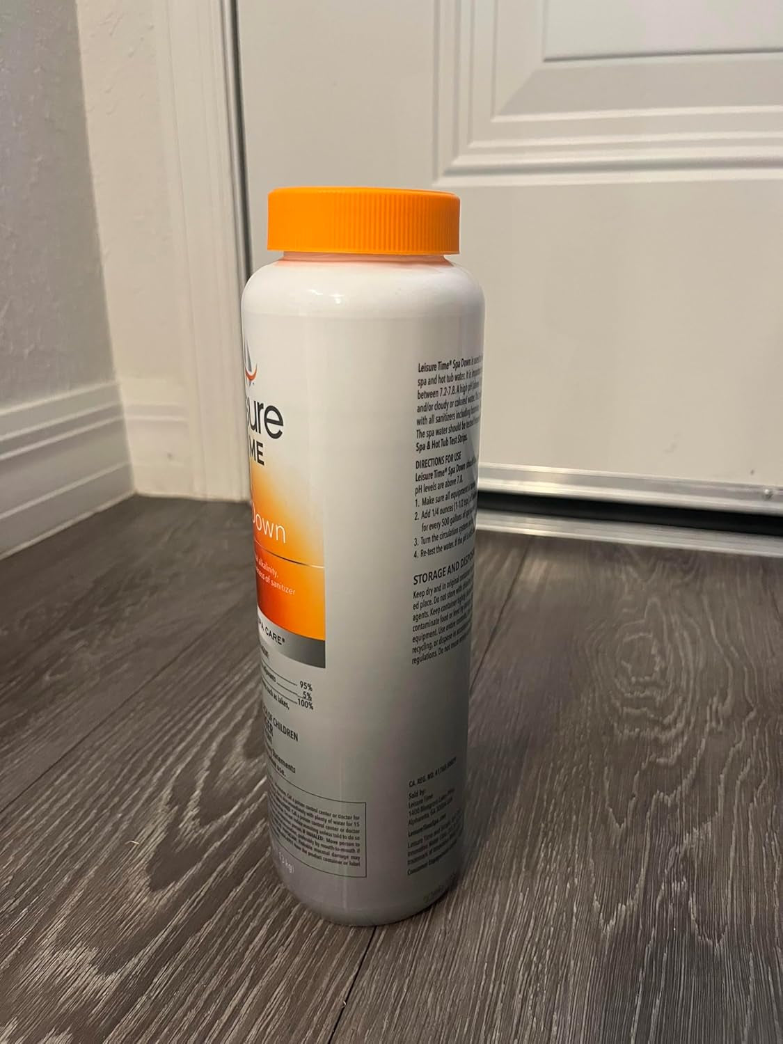 22338 Spa Down, Ph Reducer for Hot Tubs and Spas, Prevents Scaling and Clouding, Compatible with Various Sanitizers, 2.5Lbs