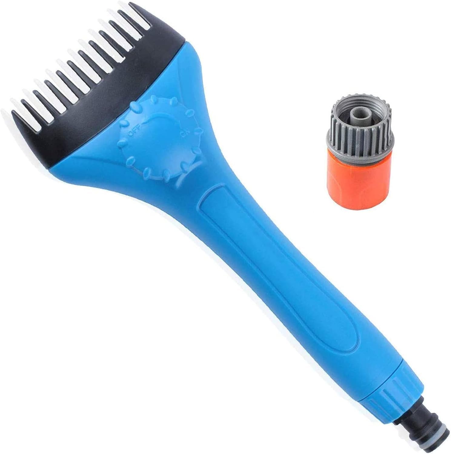 Pool & Spa Filter Cartridge Cleaner Tool, Handheld Pool Filter Cleaning Tool Removes Debris and Dirt from Spa and Hot Tub Filters(With Adapter)