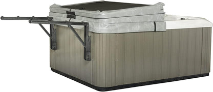 The Slider Spa Cover No-Lift Remover & Storage System - Dual Roller Retractable Arms