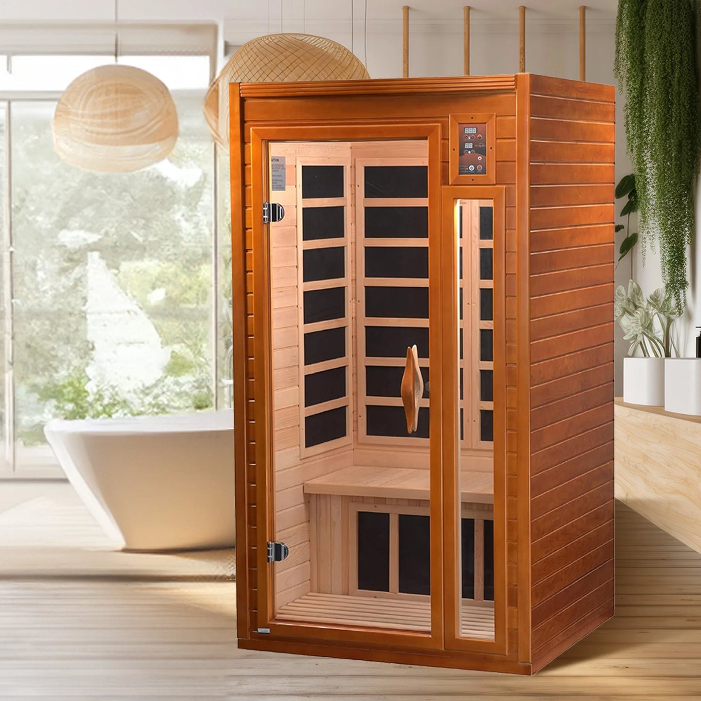 Barcelona 1 to 2 Person Low EMF FAR Infrared Home Sauna