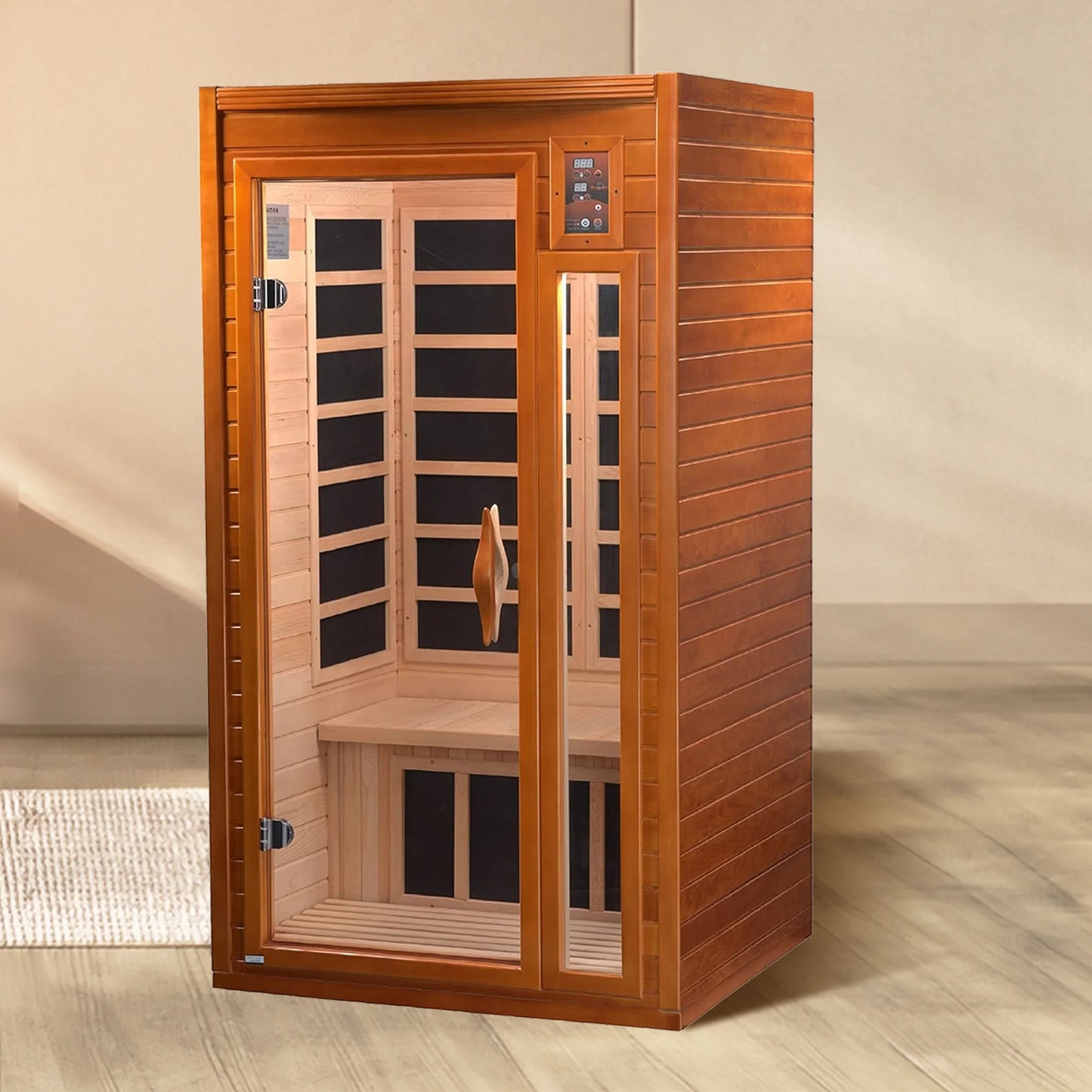 Barcelona 1 to 2 Person Low EMF FAR Infrared Home Sauna