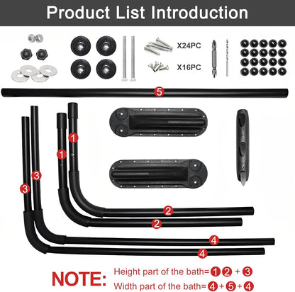 Hot Tub Cover Lifter - Pivot Top Mount Spa & Hot Tub Cover Lift Removal System Reinforced Brackets with 3 Hook Towel Rack Fits Most Spas & Hot Tubs