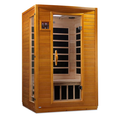 Andora 2 Person 6 Heating Panel Infrared Indoor Wood Dry Sauna