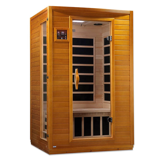 Andora 2 Person 6 Heating Panel Infrared Indoor Wood Dry Sauna