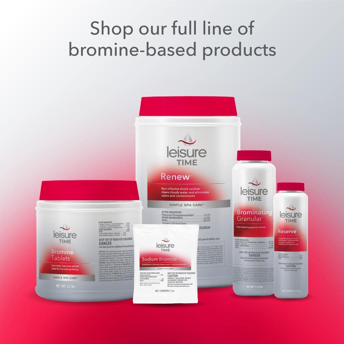 BE1 Sodium Bromide Spa Care Bromine, 16 Fl Oz