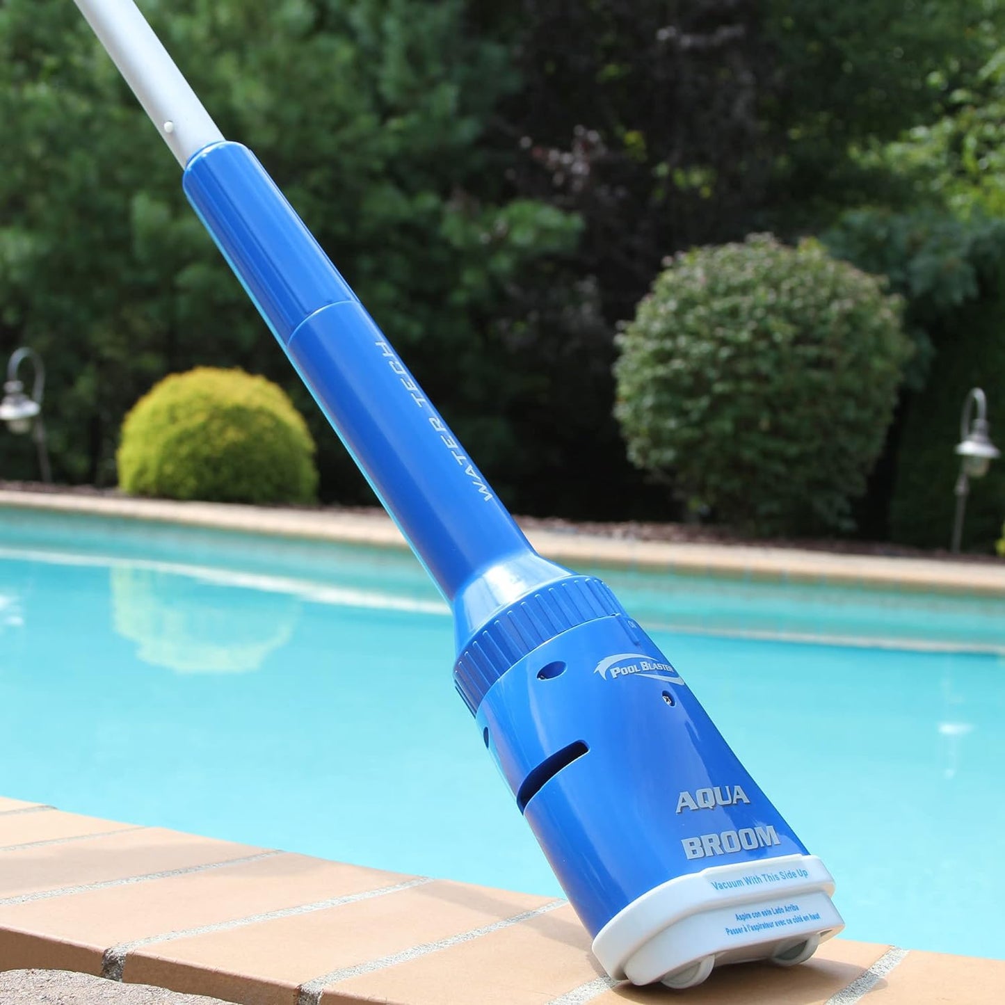 Aqua Broom Cordless Vacuum for Spa, Small Pool & Tight Spaces, Ideal for Sand, Silt & Dirt, Battery-Powered Hot Tub Cleaner for Inground, Above-Ground and Inflatable Pools, by