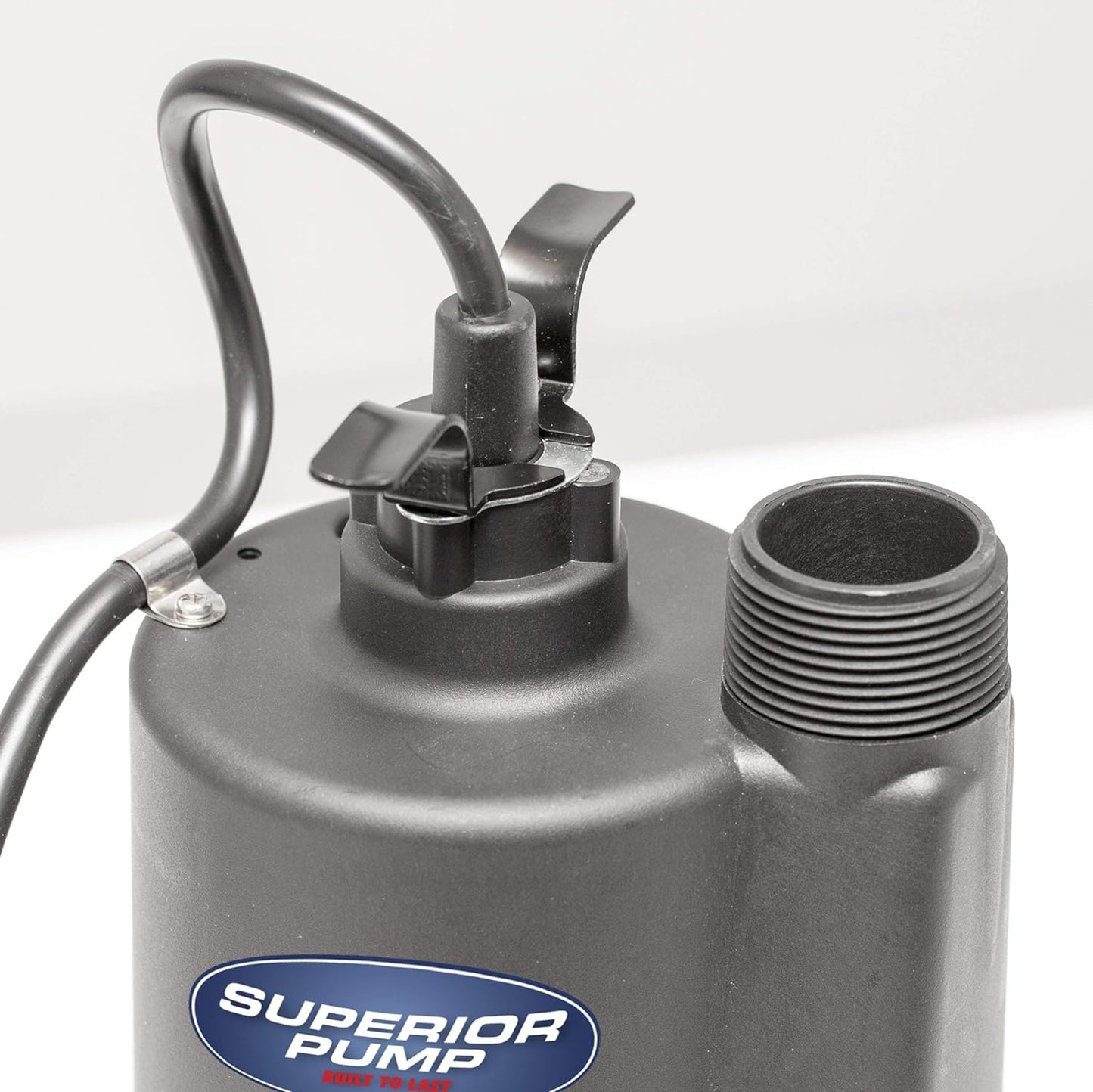 91250 1800GPH Thermoplastic Submersible Utility Pump with 10-Foot Cord, 1/4 HP