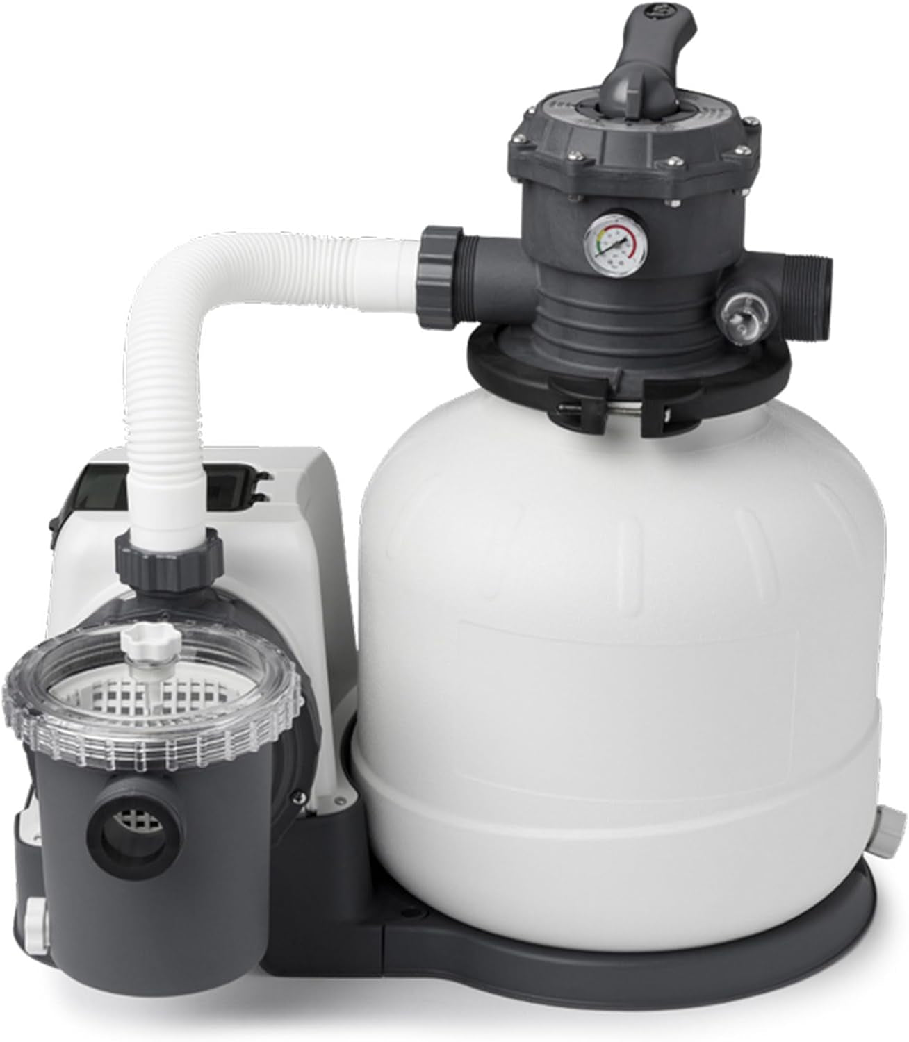 SX2800 Krystal Clear Sand Filter Pump for above Ground Pools: 2800 GPH Pump Flow Rate – Improved Circulation and Filtration – Easy Installation – Improved Water Clarity – Easy-To-Clean